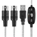 Win7-8-10 compatível Plug/Play personalizado USB-5pin DIN MIDI